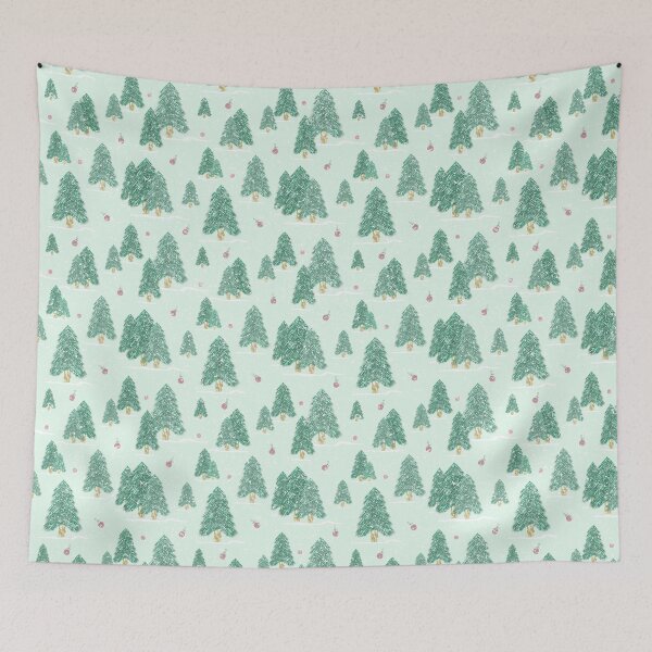 Item preview, Christmas Tree Pattern, Mint Christmas Tree Pattern designed and sold by OneAction.