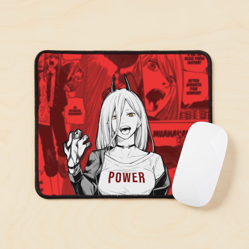 "The Great Power of Chainsaw Man Awesome Cover " Mouse Pad for Sale
