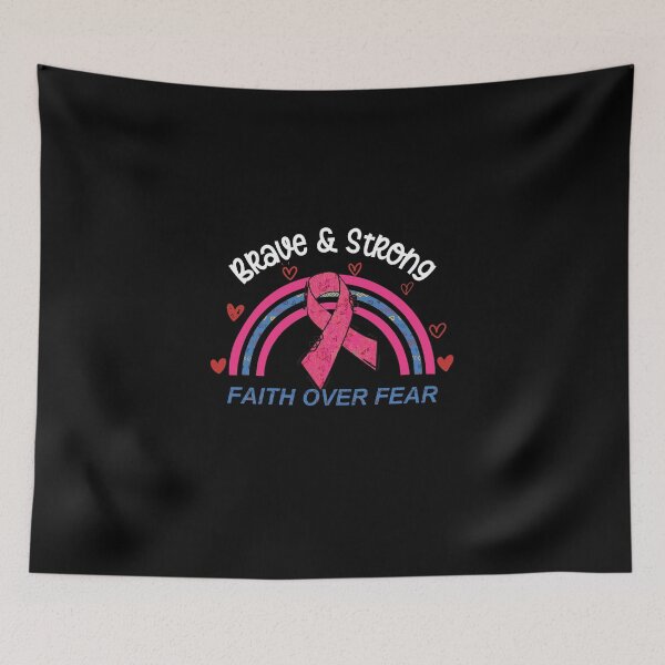 Item preview, Brave And Strong | In October We Wear Pink | Nobody Fights Alone designed and sold by DigitalGemShop.