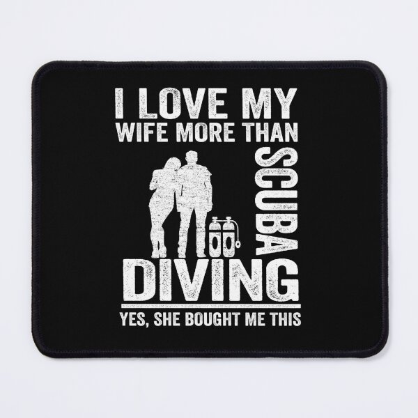Item preview,  Funny Scuba Diving Dad I Love My Wife Divers Men designed and sold by Stronzi.