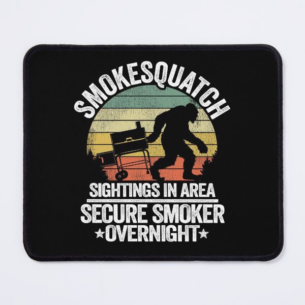 Item preview, Smokesquatch Sightings In Area Funny BBQ designed and sold by Stronzi.