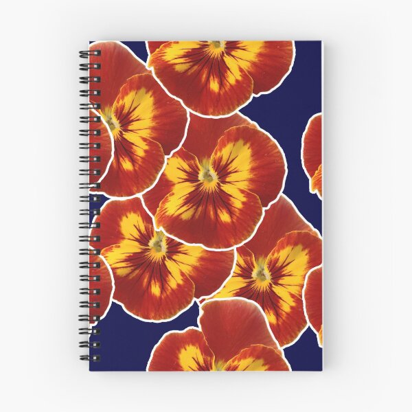 Item preview, Botanical floral with viola flowers designed and sold by Tanya Mihe.