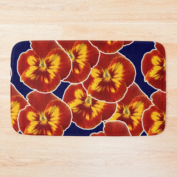 Item preview, Botanical floral with viola flowers designed and sold by Tanya Mihe.