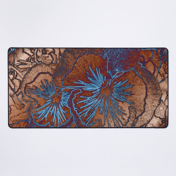 SLEEK SILKY SATIN CHOCOLATE CRUSH Desk Mat