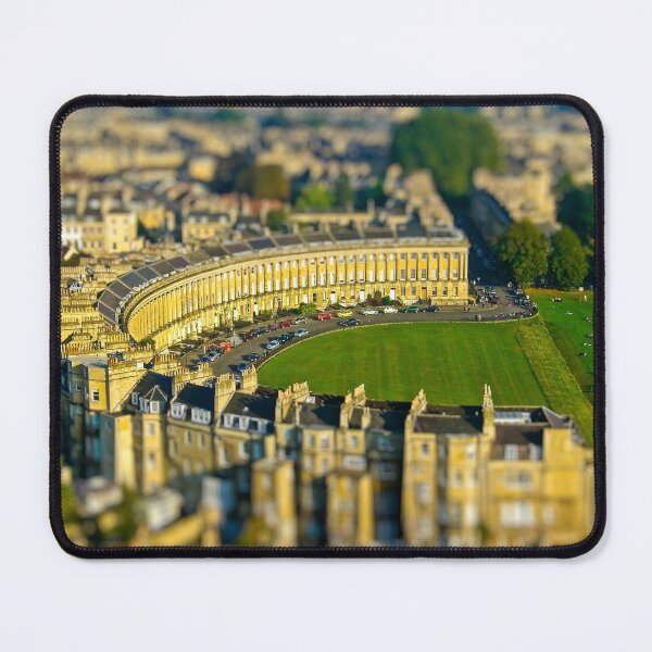 Item preview, Royal Crescent - Aerial Image of Bath, Somerset, UK designed and sold by FOLK ART FUSION by heidiannemorris.