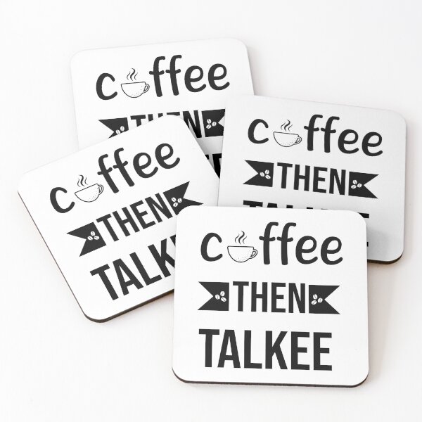 Item preview, coffee then talkee : Gift for gift for coffee lovers , Gift for mom, Gift for friend designed and sold by Mehdi Art.