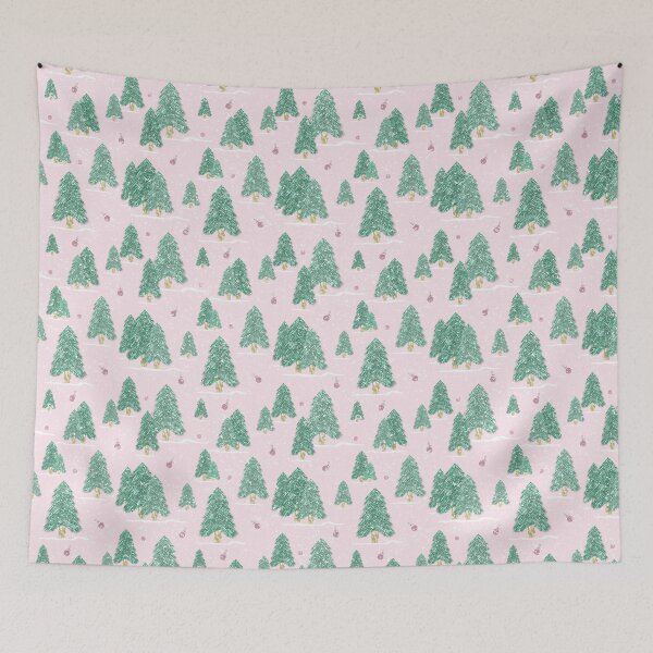 Item preview, Christmas Tree Pattern, Pink Christmas Tree Pattern designed and sold by OneAction.
