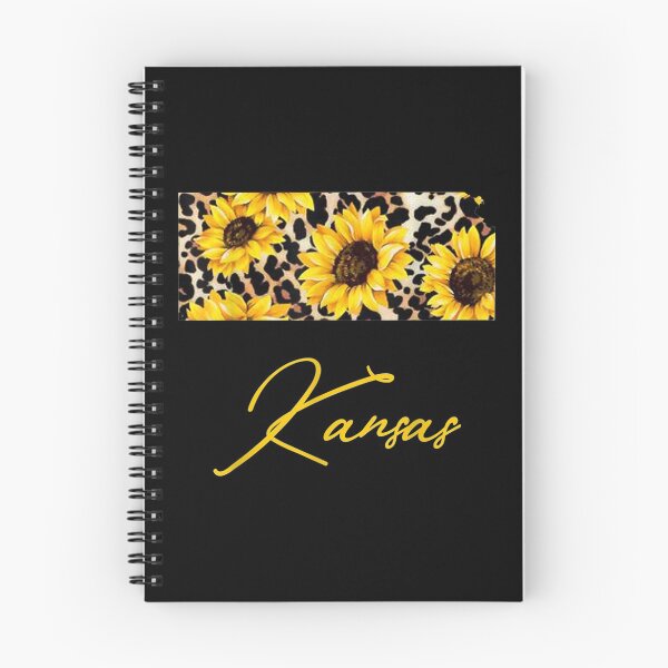 Item preview, Kansas Sunflower Leopard State Map Gifts designed and sold by idabry.