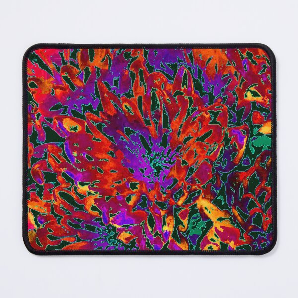 CRAZY COLOURFUL CORAL CARNAGE Mouse Pad