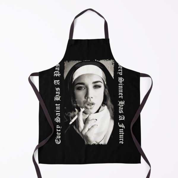 Item preview, Every Saint Has A Past, Wicked Nun, Funny Occult, Goth T-Shirt designed and sold by Proverbial Wisdom Design.