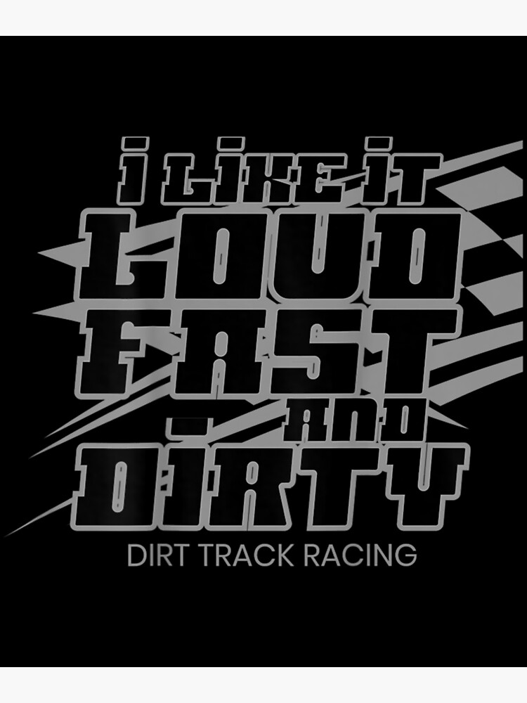 "Racing Quote Sprint Car Modified Late Model Racing" Poster for Sale by