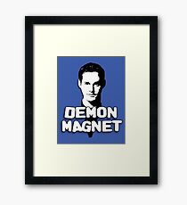 XANDER HARRIS: Demon Magnet Framed Print
