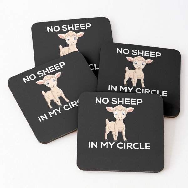 Aperçu de l'œuvre No Sheep In My Circle Personality and Proud Friend Circle créée et vendue par patroart.