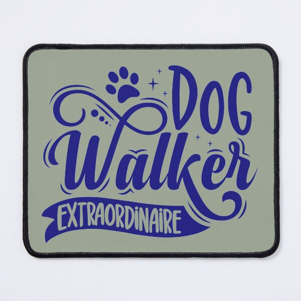Item preview, Dog walker extraordinaire typography designed and sold by kookycomet.