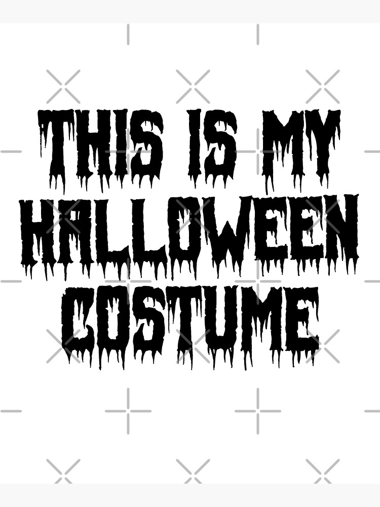 This Is My Halloween Costume Funny Fake Costume Tote Bag - My Icon