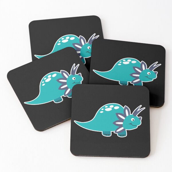 Item preview, Cute Colored Blue Dinosaur designed and sold by Gevover.