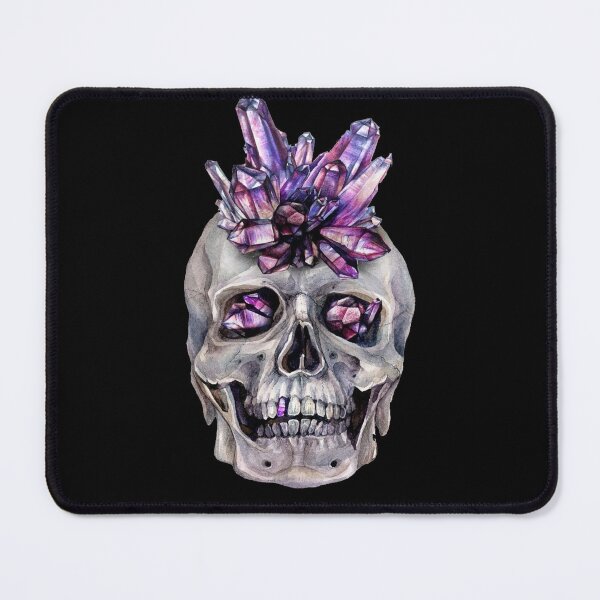 Item preview, Skull With Crystals,Skull With Floral, funny designed and sold by Simoel12.