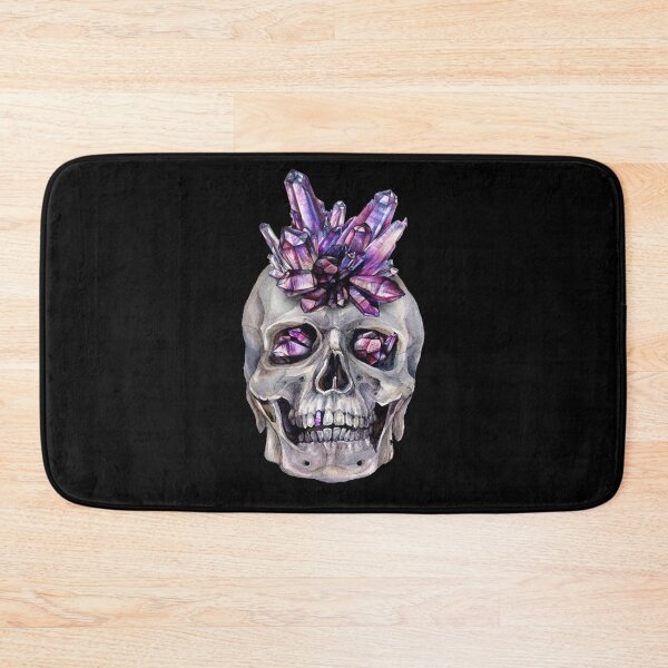 Item preview, Skull With Crystals,Skull With Floral, funny designed and sold by Simoel12.