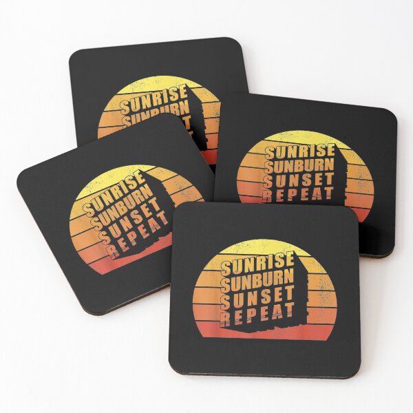 Item preview, Retro Sunrise Sunburn Sunset Repeat Country Music Summer designed and sold by idabry.