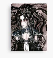 Black Flame Canvas Print