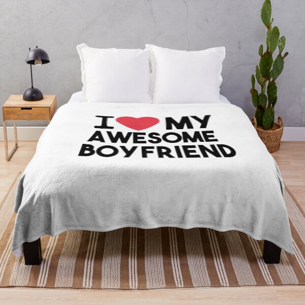Item preview, I Love My Awesome Boyfriend designed and sold by Heddar Badreddine.