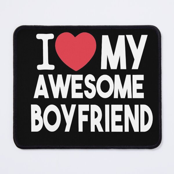 Item preview, I Love My Awesome Boyfriend designed and sold by Heddar Badreddine.