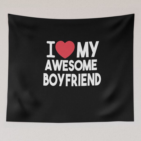 Item preview, I Love My Awesome Boyfriend designed and sold by Heddar Badreddine.