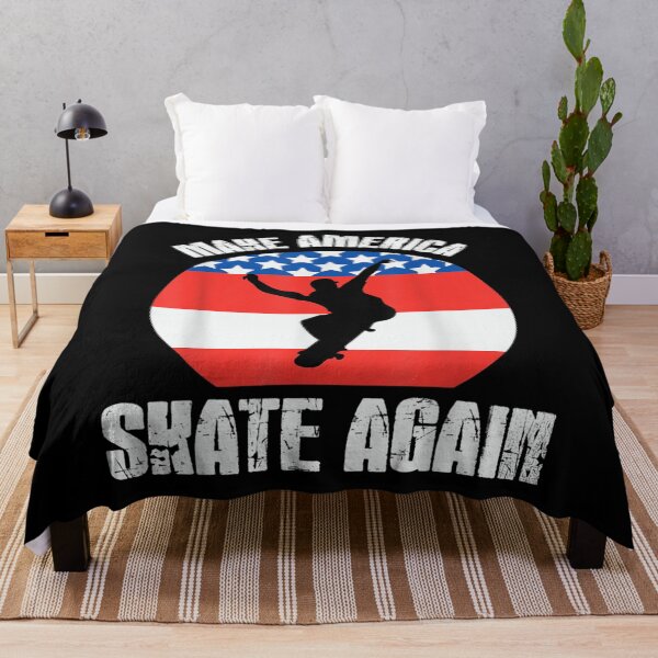 Item preview, Vintage Retro Skateboarder Make America Skate Again designed and sold by idabry.