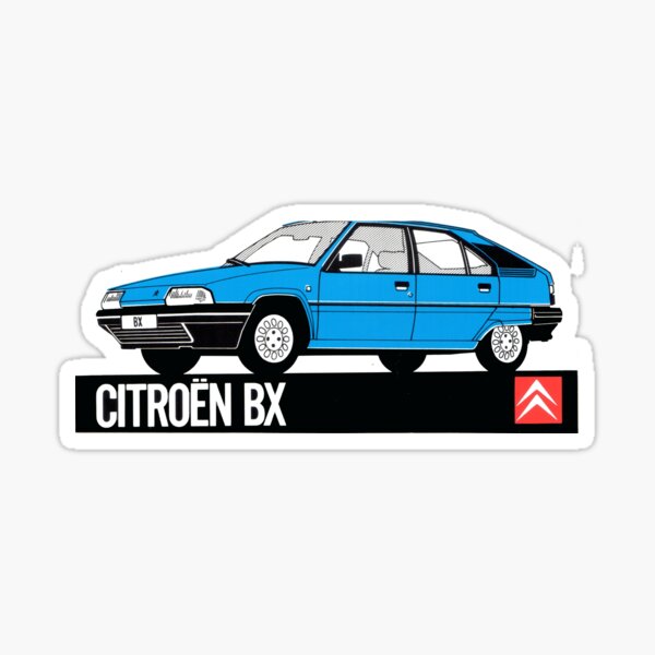 Autocollant Vintage Citroen BX Dealer Sticker
