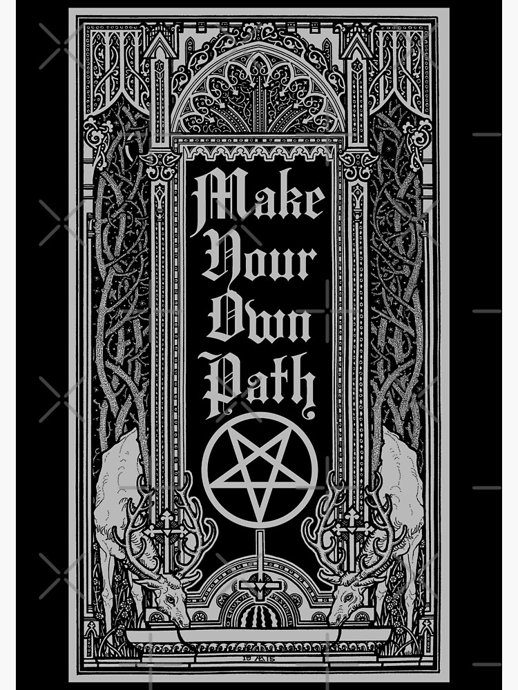 Satanic Witchcraft Occult, Poster Canvas Occult