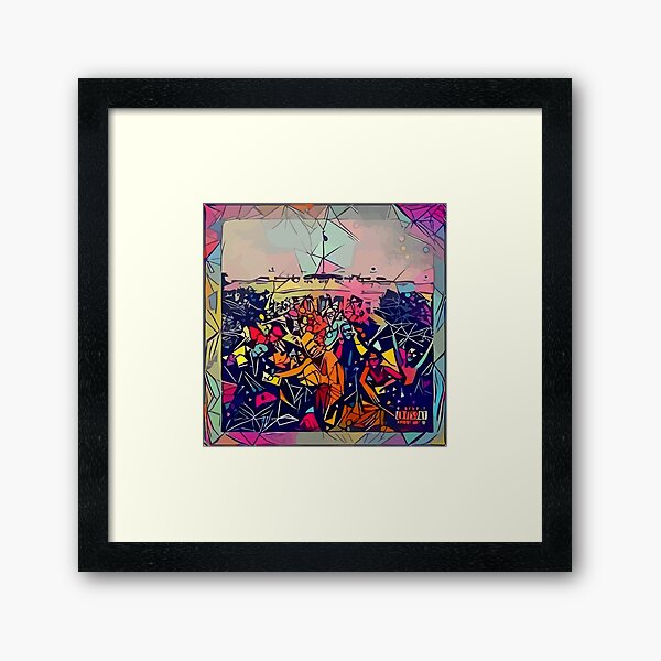 Abstract To Pimp A Butterfly Framed Art Print
