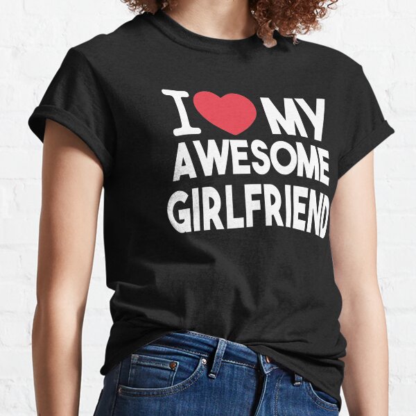 I Love My Girlfriend T-shirt, I Heart My Girlfriend Shirt, Valentine's Day  Tee Shirt, Valentine Gift, Boyfriend Shirt for Him, Her, Unisex -   Canada