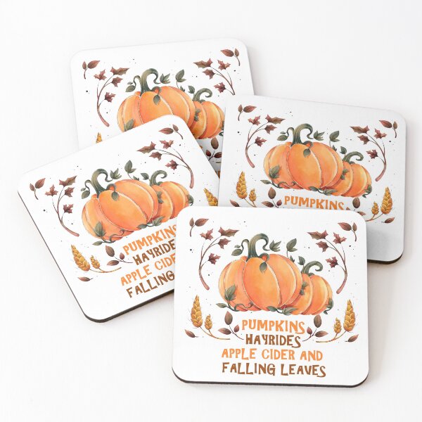 Item preview, Pumpkins Hayrides Apple Cider And Falling Leaves designed and sold by Simo200.