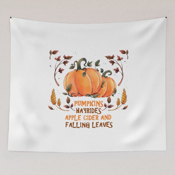 Item preview, Pumpkins Hayrides Apple Cider And Falling Leaves designed and sold by Simo200.
