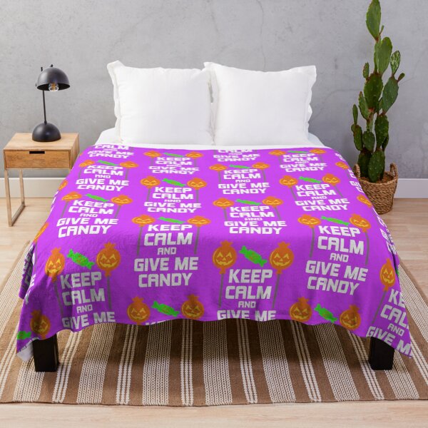 Item preview, Keep Calm And Give Me Candy Funny Halloween designed and sold by DesignHouse07.