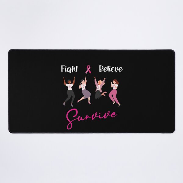 Item preview, Fight, Believe, Survive | In October We Wear Pink | Nobody Fights Alone designed and sold by DigitalGemShop.
