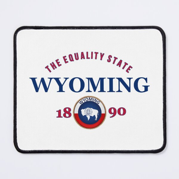 Item preview, Wyoming Pride Flag Native Equality State designed and sold by The Junto Shop.