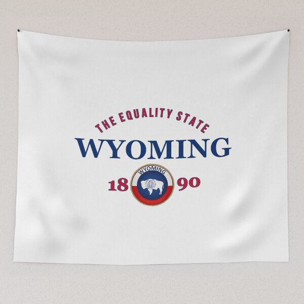 Item preview, Wyoming Pride Flag Native Equality State  designed and sold by The Junto Shop.