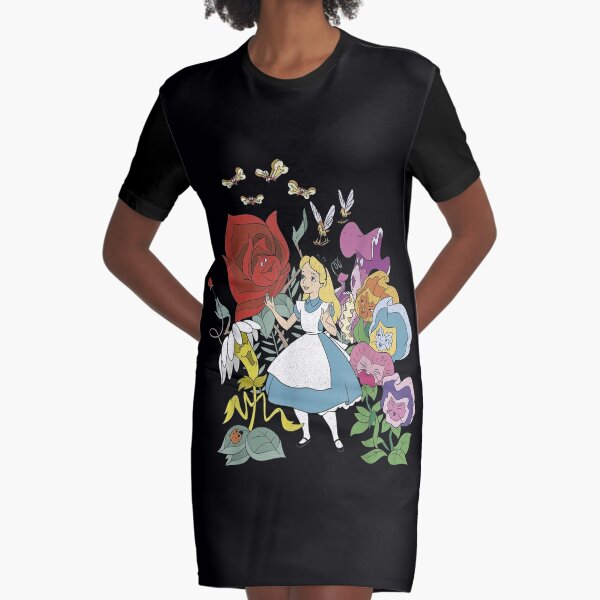 alice in wonderland t shirt dress