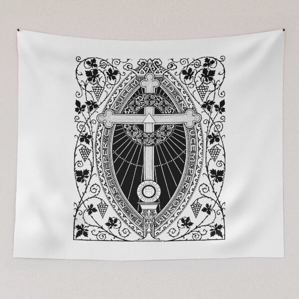 Aperçu de l'œuvre Croix rosicrucienne, Rosy Cross, Alchimie, Occulte, Kabbale, Hermétisme, Goth T-Shirt créée et vendue par Proverbial Wisdom Design.