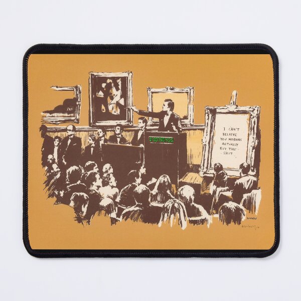Item preview, Banksy Morons Artwork designed and sold by SharpWallArts.