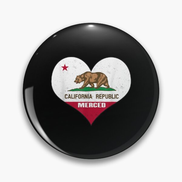 Item preview, I Love Merced California Ca Republic Flag Heart designed and sold by idabry.