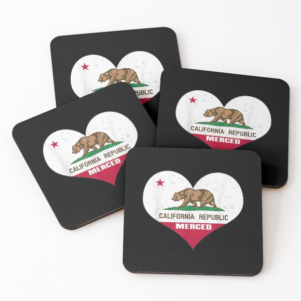 Item preview, I Love Merced California Ca Republic Flag Heart designed and sold by idabry.