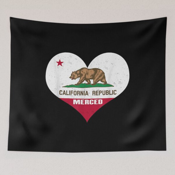 Item preview, I Love Merced California Ca Republic Flag Heart designed and sold by idabry.