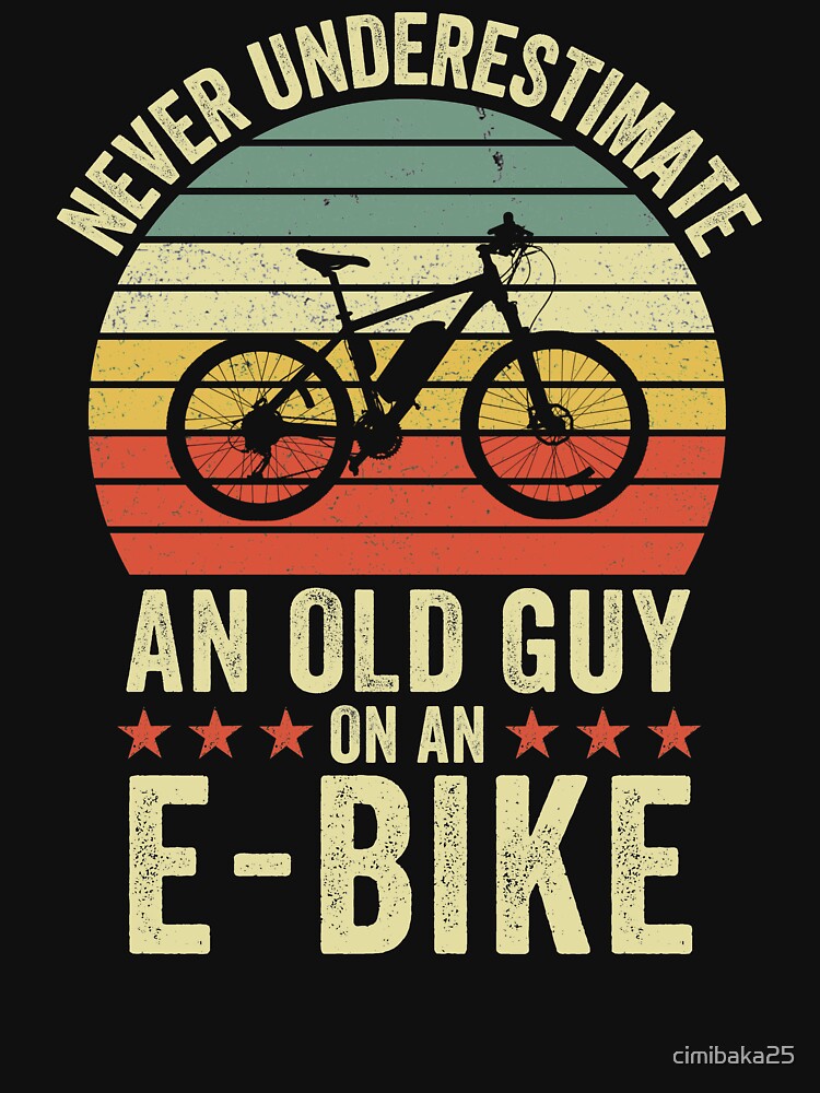 old guy on a bike