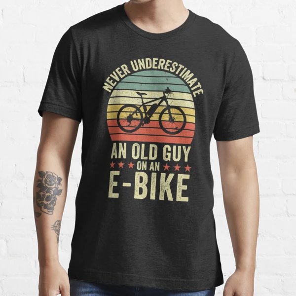 Yeti on A Bicycle Men's Shirt