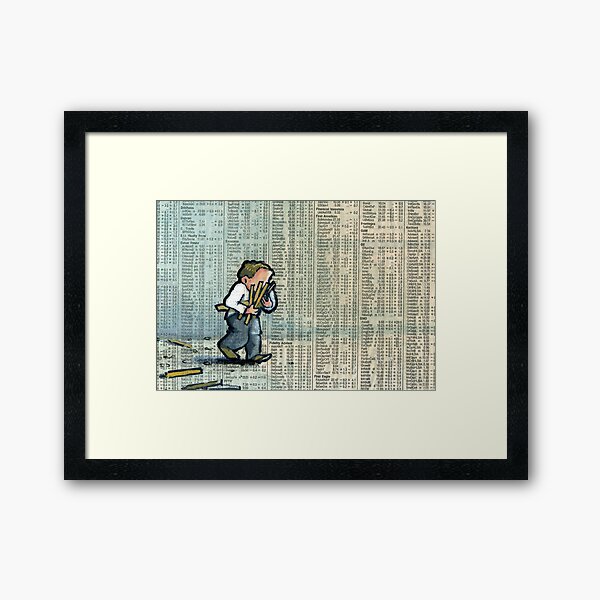 Allegary 1 - Greed Framed Art Print