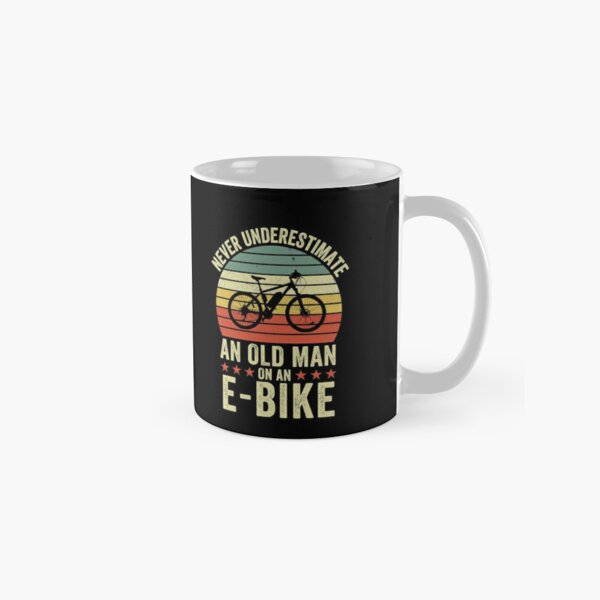 Never Underestimate an Old Man with an Electric Car Coffee Mug for Sale by  autoaddict