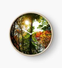 Fall landscape Clock
