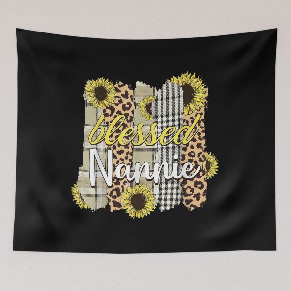 Item preview, Blessed Nannie Sunflower Leopard Gift designed and sold by idabry.